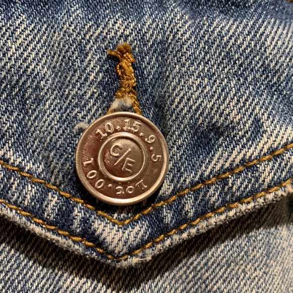 New CURRENT ELLIOTT The Turnt Boulder Jacket Blue size 1 and 2/XS & S - Picture 10 of 14